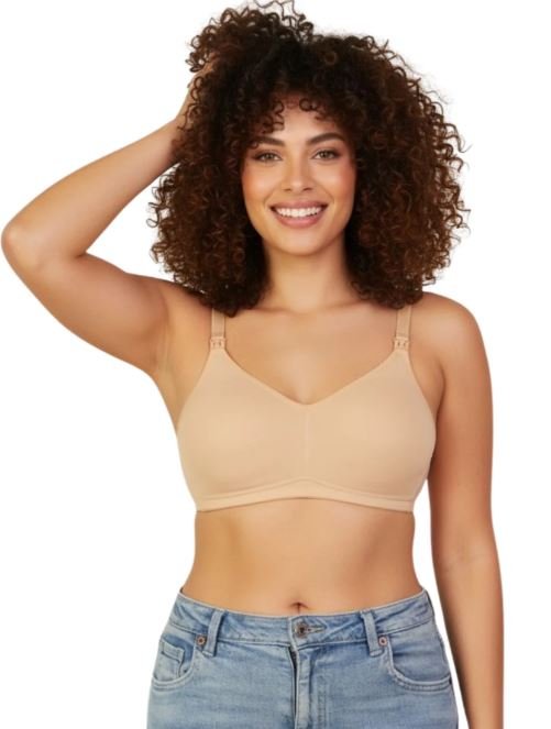 DOUBLE LAYERED WIRE-FREE NURSING BRA-SKIN