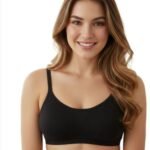 ALL DAY COMFORT NON-PADDED NON-WIRED SUPIMA COTTON BRA-BLACK