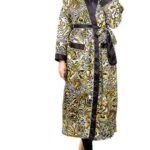 Black Tiger Print Night Gown