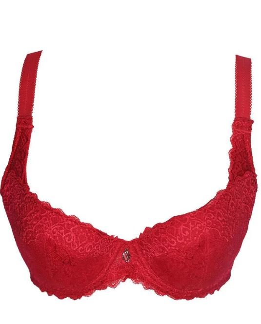 Bridal Bra - Underwired Red Single Padded Bra