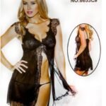 Bridal Sexy Transparent Short Lace Nighty - 8653C