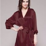 Brown - 100% Polyester Satin Gown - GWN 11 BRW