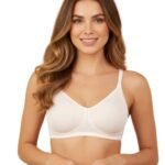 COTTON DOUBLE LAYERED WIRE-FREE BRA-WHITE