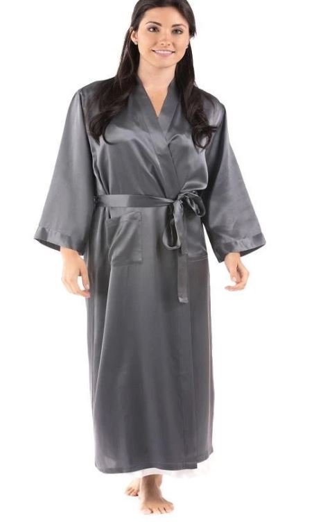 Charcoal Long Gown - Gwn48-Chc