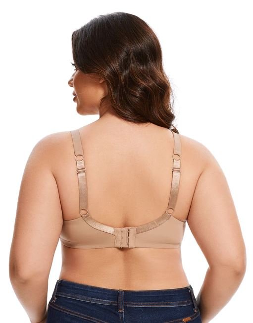 Curvy Lightly Padded T-Shirt Bra -Beige