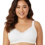 FULL COVERAGE SUPER SUPPORT CUT & SEW CUPS MINIMIZER BRA-WHITE