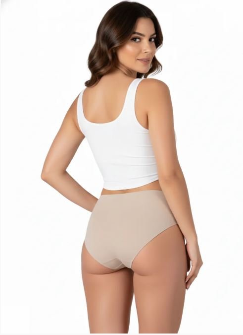 High waist Laser Cut Panty -SKIN