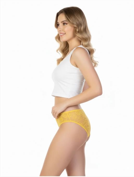 MESH MARVEL BIKINI BRIEF-CITRUS
