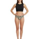 Mid waist Laser Cut Panty -ZEBRA