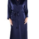 Navy Blue Color Long Gown - Gwn48-Nv