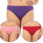 PACK OF 3 COTTON PANTIES-ASSORTED