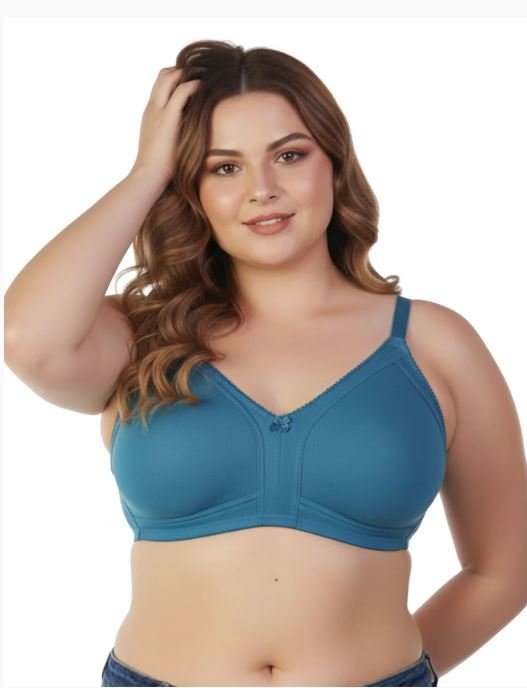 PLUS SIZE BRA - FJORED BLUE