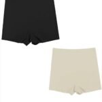 Pack of 2 High Waist Laser Cut Boy Shorts