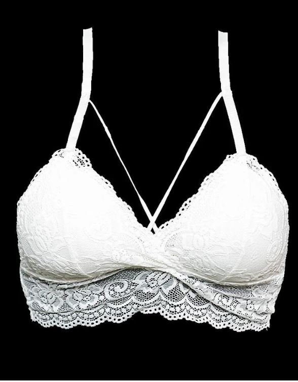 Pack of 2 New Hottest Selling Women Sexy Black Fashion Bra Strappy Push Up Bra