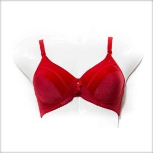Red Single Padded Bra
