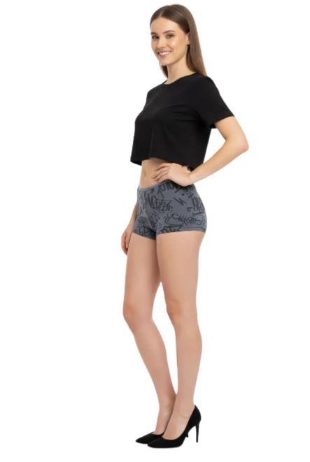SUPER SOFT BOY SHORTS COTTON BRIEF-ABSTRACT