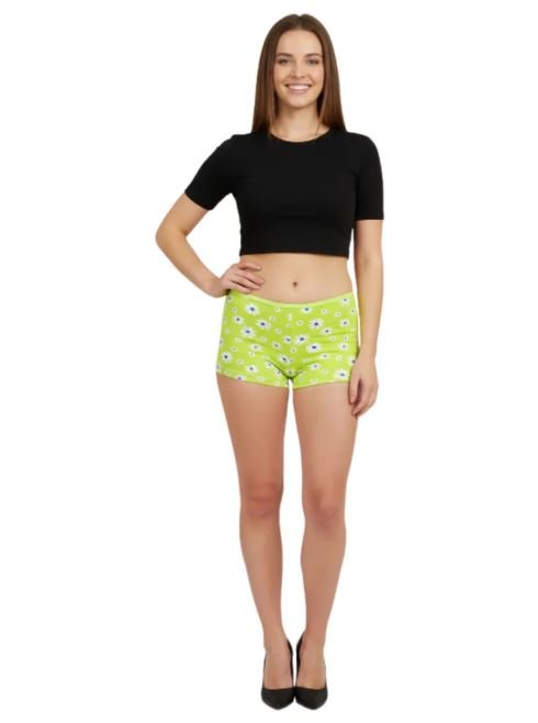 SUPER SOFT BOY SHORTS COTTON BRIEF-DAISY PRINT