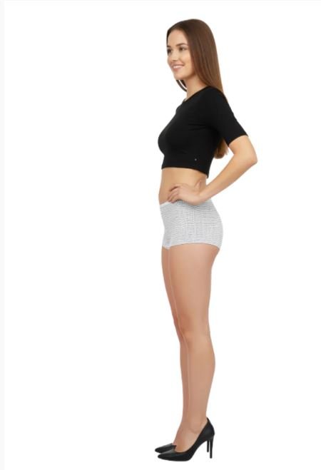 SUPER SOFT BOY SHORTS COTTON BRIEF-GAME ON(WHITE)