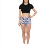 SUPER SOFT BOY SHORTS COTTON BRIEF-LEAF PRINT