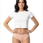 SUPER SOFT COTTON STRETCH BIKINI BRIEF -PEACH