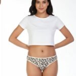 SUPER SOFT COTTON STRETCH PRINTED BIKINI BRIEF - CHEETA