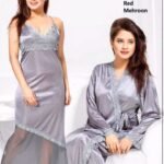 Stylish FL-634 - Flourish Exclusive Bridal Nighty Set Collection-OFF