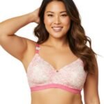 True Curv Double Layered Non Wired Full Coverage Super Support Bra - Pink Print