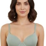 WIRED LEVEL 2 PUSH-UP BRA WITH POWER MESH WINGS -BLUE SURF
