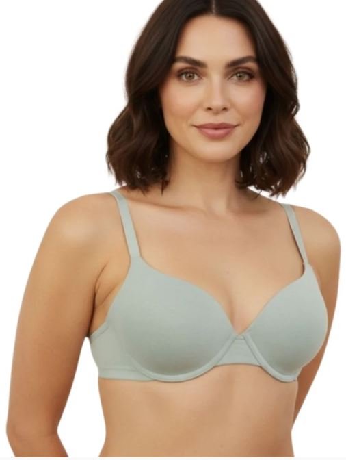 WIRED LEVEL 2 PUSH-UP BRA WITH POWER MESH WINGS -BLUE SURF