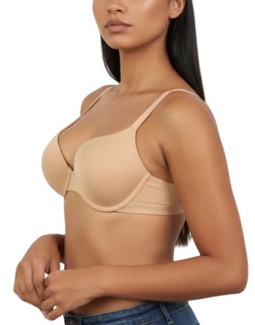 WIRED LEVEL 2 PUSH-UP BRA WITH POWER MESH WINGS -SKIN