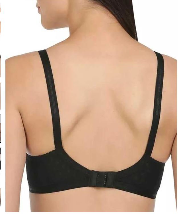 White Dotted Padded Bra - 1576 - Bodycare - White
