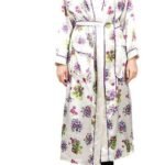 White Printed Night Gown