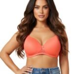 Wireless Go To T-Shirt Bra With a Touch Of Lace-BURN SIENNA