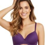 Wireless Go To T-Shirt Bra With a Touch Of Lace-PARACHUTE PURPLE