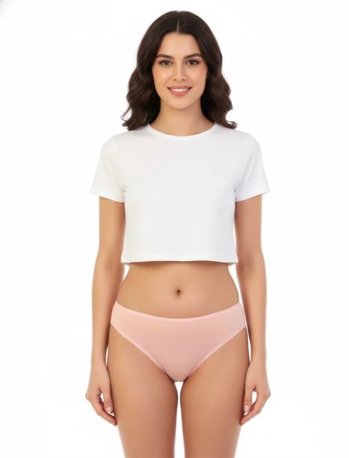 super soft cotton Bikini briefs-EVENING SAND