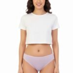 super soft cotton Bikini briefs-Lavender