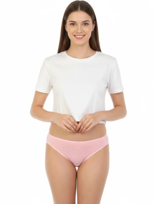 super soft cotton Bikini briefs-PINK