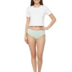 super soft cotton Bikini briefs-Sprout Green