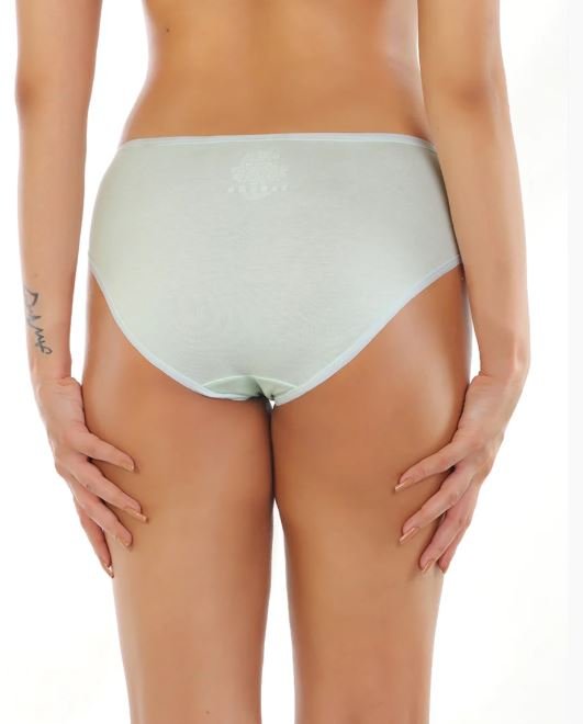 super soft cotton Bikini briefs-Sprout Green