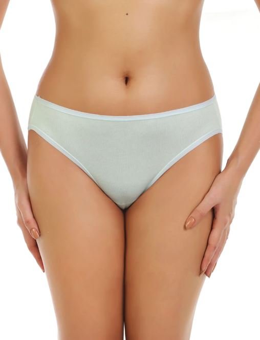 super soft cotton Bikini briefs-Sprout Green